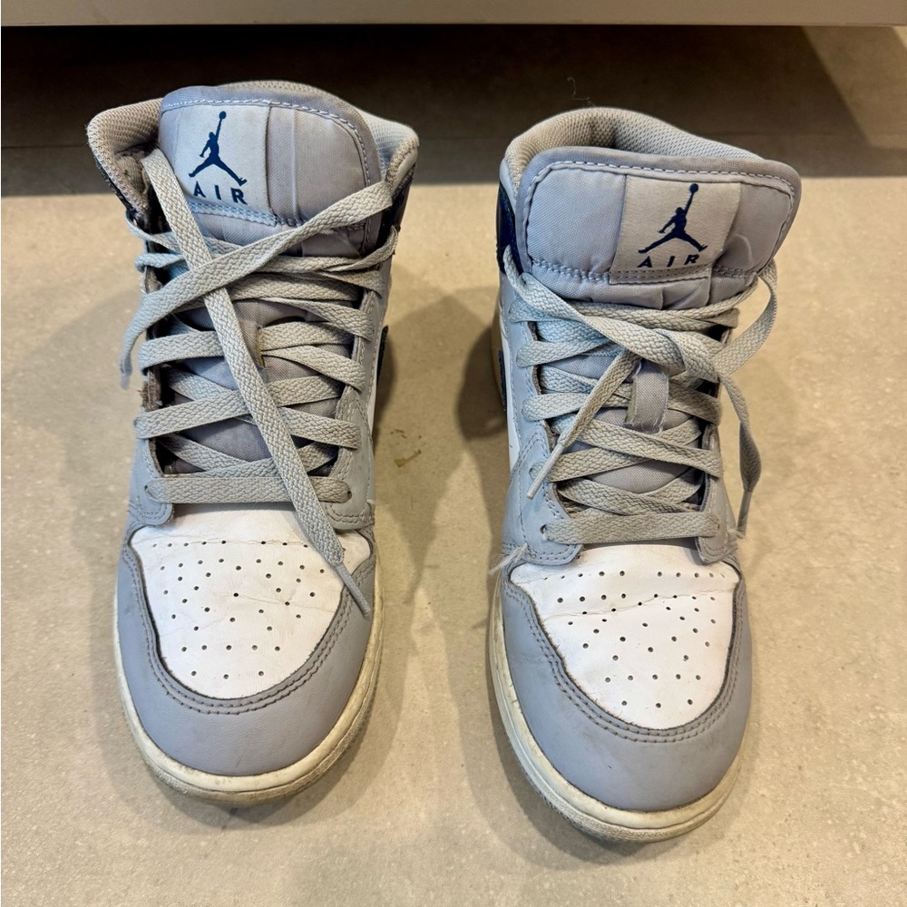 Nike Kids Gray High-Top Sneakers